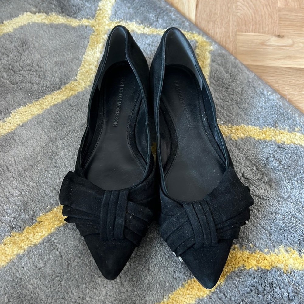 Sigerson Morrison black suede flats